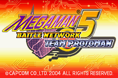 Mega Man Battle Network 5 Team Protoman Gameboy Advance Screenshot 1