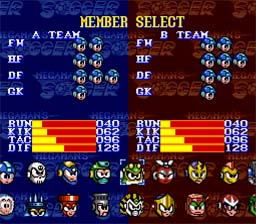 Mega Man Soccer SNES Screenshot 2