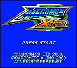 Mega Man Xtreme Gameboy/Gameboy Color Screenshot 1