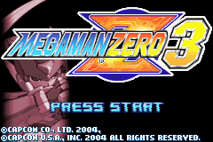 Mega Man Zero 3 GBA Screenshot Screenshot 1