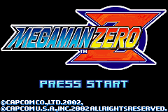 Mega Man Zero GBA Screenshot Screenshot 1