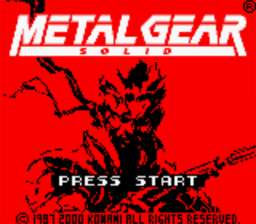 Metal Gear Solid Gameboy Color Screenshot 1