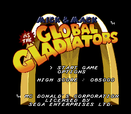 Mick & Mack as the Global Gladiators Sega Genesis Screenshot 1
