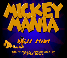 Mickey Mania screen shot 1 1
