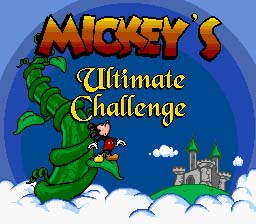 Mickey's Ultimate Challenge Sega Genesis Screenshot 1