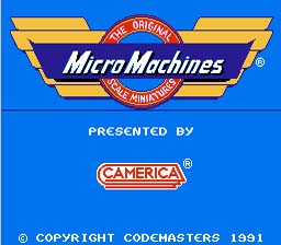 Micro Machines NES Screenshot 1