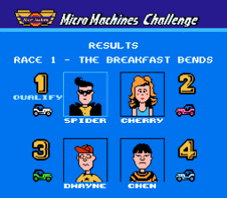 Micro Machines NES Screenshot 4