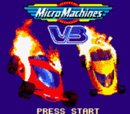 Micro Machines V3 Gameboy Color Screenshot 1