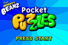 Mighty Beanz Pocket Puzzles GBA Screenshot Screenshot 1