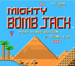 Mighty Bomb Jack NES Screenshot Screenshot 1