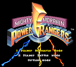 Mighty Morphin Power Rangers Genesis Screenshot Screenshot 1