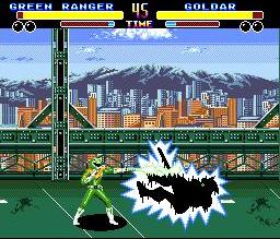 Mighty Morphin Power Rangers Genesis Screenshot Screenshot 3
