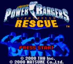 Mighty Morphin Power Rangers: Light Speed Rescue Gameboy Color Screenshot 1