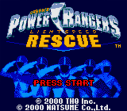 Mighty Morphin Power Rangers: Light Speed Rescue Gameboy/Gameboy Color Screenshot 1