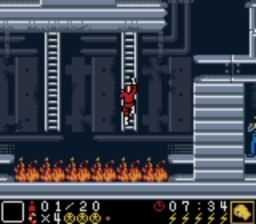 Mighty Morphin Power Rangers: Light Speed Rescue GBC Screenshot 3