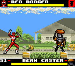 Mighty Morphin Power Rangers: The Movie Gamegear Screenshot 2