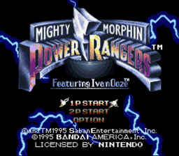 Mighty Morphin Power Rangers: The Movie Super Nintendo Screenshot 1