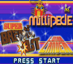 Millipede / Super Breakout / Lunar lander Gameboy Advance Screenshot 1