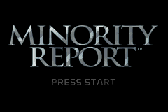 Minority Report GBA Screenshot Screenshot 1