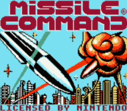 Missile Command GBC Screenshot Screenshot 1