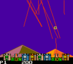 Missile Command GBC Screenshot Screenshot 3
