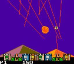 Missile Command GBC Screenshot Screenshot 4