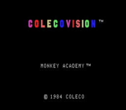 Monkey Academy Colecovision Screenshot Screenshot 1