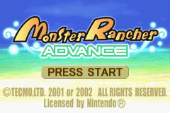 Monster Rancher Advance screen shot 1 1