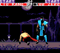 Mortal Kombat 2 Gamegear Screenshot Screenshot 2