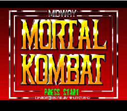Mortal Kombat screen shot 1 1