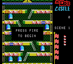 Mr. Do!'s Castle Colecovision Screenshot 1