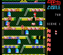 Mr. Do!'s Castle Colecovision Screenshot 2