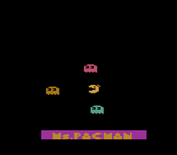 Ms. Pac-Man Atari 2600 Screenshot 1