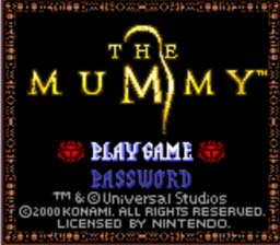 Mummy Gameboy/Gameboy Color Screenshot 1