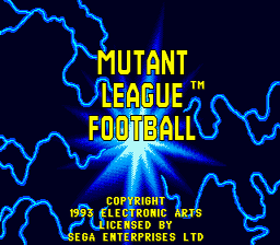 Mutant League Football Sega Genesis Screenshot 1