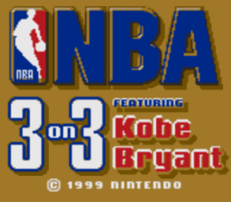 NBA 3 on 3 Featuring Kobe Bryant GBC Screenshot Screenshot 1