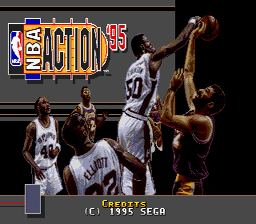 NBA Action '95 Starring David Robinson screen shot 1 1