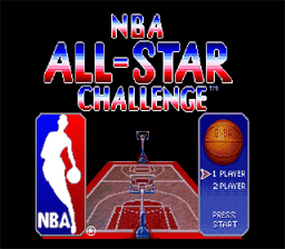 NBA All-Star Challenge SNES Screenshot Screenshot 1