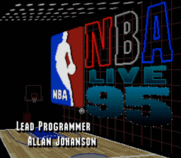 NBA Live 95 screen shot 1 1
