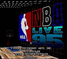 NBA Live 95 screen shot 1 1