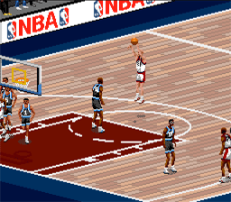 NBA Live 96 SNES Screenshot 2