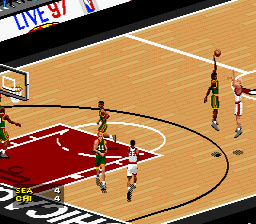 NBA Live 97 screen shot 2 2