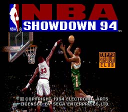 NBA Showdown 94 screen shot 1 1