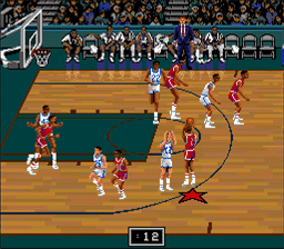 NBA Showdown SNES Screenshot 2