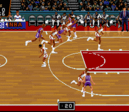 NBA Showdown SNES Screenshot 3