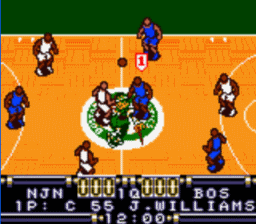 NBA in the Zone Gameboy/Gameboy Color Screenshot 2