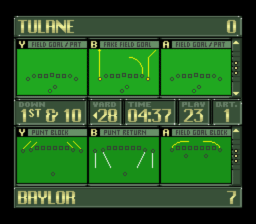 NCAA Football SNES Screenshot 3