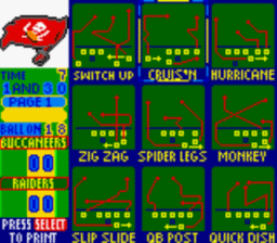 NFL Blitz 2000 Gameboy/Gameboy Color Screenshot 2