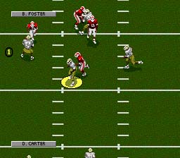 NFL Football 94 Starring Joe Montana screen shot 2 2