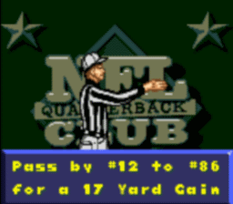 NFL Quarterback Club 96 screen shot 3 3